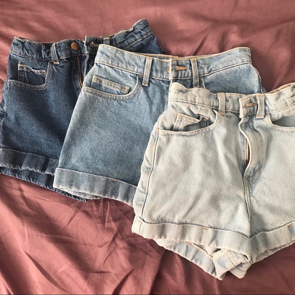 COPY - American Apparel Cuffed Denim Shorts